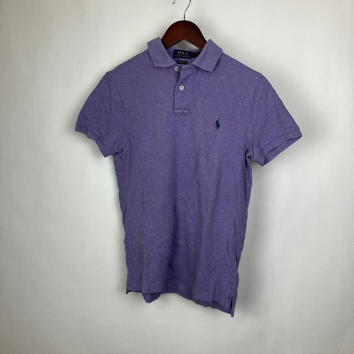 Polo by Ralph Lauren ラルフローレン ポロシャツ 半袖 トップス ポロ パープル 紫 スポーツウェア レディース 女性用 ワンポイント ボタン拍卖
