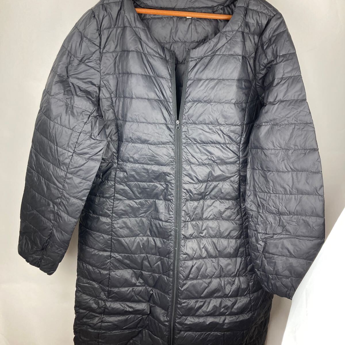 L ダウンコート コート アウター ウルトラライトダウン ダウンジャケット ブラック レディース ロングコート 保温性 防寒 防風 拍卖