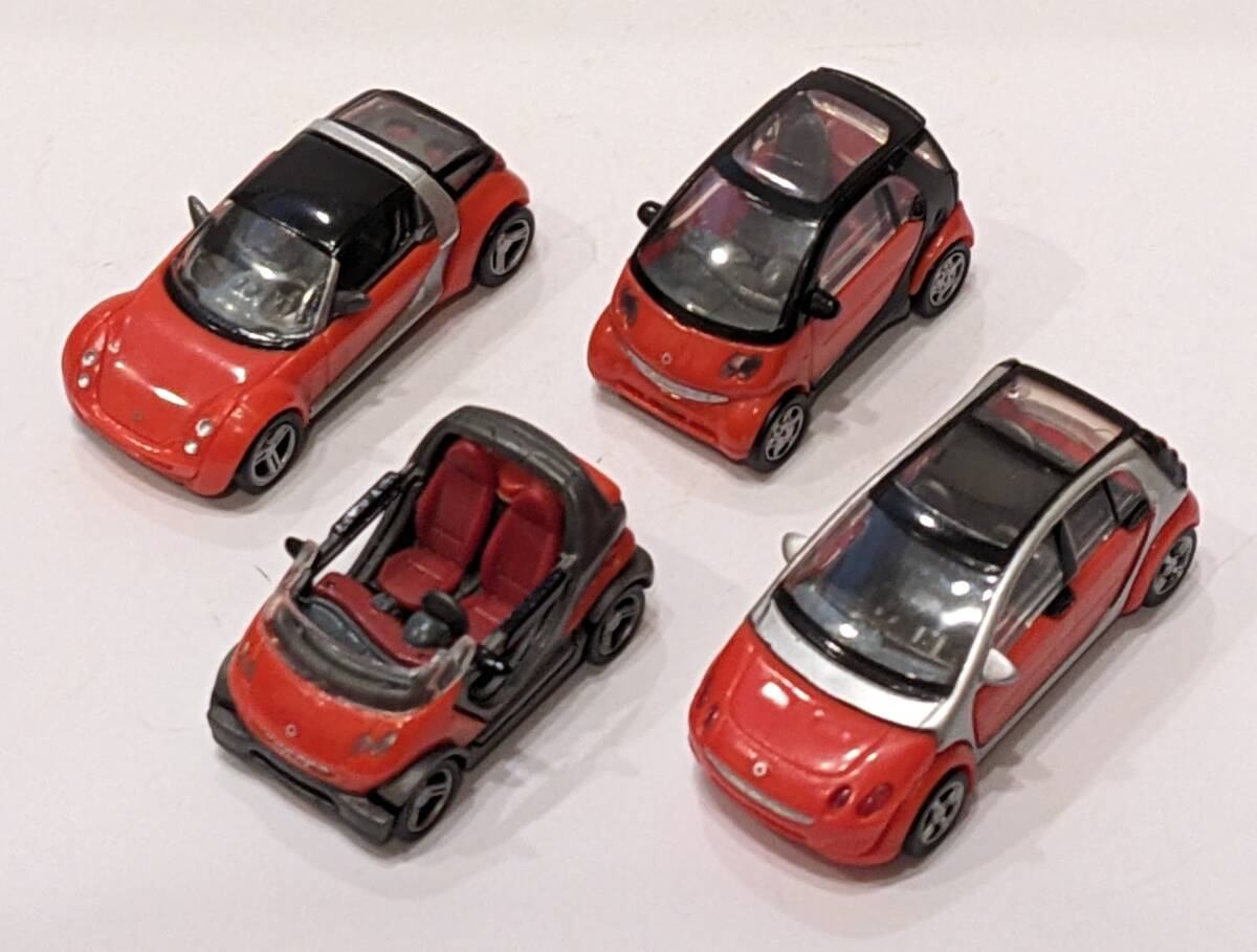 【レア】キンダーサプライズ スマート Smart ロードスター、クロスブレード、フォーフォー、フォーツー 4種セット 日本未発売拍卖