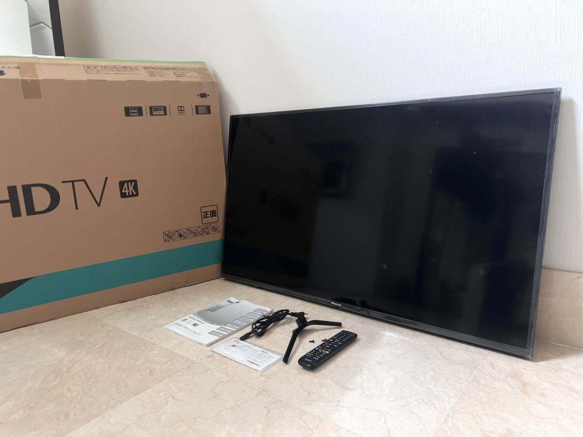 ハイセンス 50V型 4K対応 液晶 テレビ 50F68E ダブルチューナー 外付けHDD ジャンク拍卖