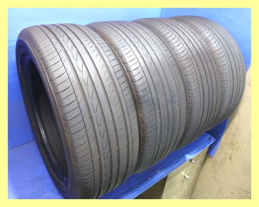 売り切り 2021-2023年製 7分山 9分山 4本セット 高級 静粛 ヨコハマ ★ アドバンデシベル dB 【225/50R18】 4本★QI0748 オデッセイ拍卖