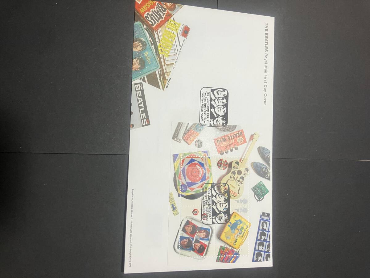 THE BEATLES Royal Mail First Day Cver ビートルズ切手初日カバー拍卖