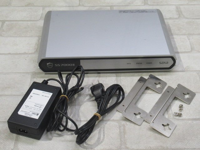Ω 新Q 0308m 保証有 SAXA【 SS7000ⅡStd 】サクサ UTM(総合脅威管理アプライアンス) ライセンス有効期限 2031年08月01日迄 v04.06.004拍卖