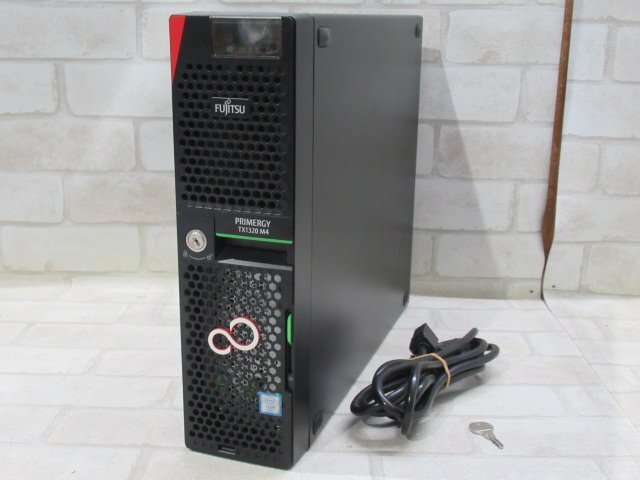 AG0027 Ω 新DCD 3413m 保証有 富士通【 PRIMERGY TX1320 M4 】【 OS無 / Xeon E-2224 3.4GHz / 4TB SATA 3.5インチ×2 / 16GB 】鍵付拍卖