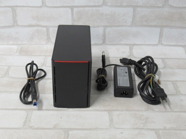 AI0366 Ω 新H 0297◆保証有 BUFFALO【 HD-WHA2U3/R1 】バッファロー HD-WHAU3/R1シリーズ 1TB×2 外付HDD AC/USB付 動作確認/初期化済拍卖