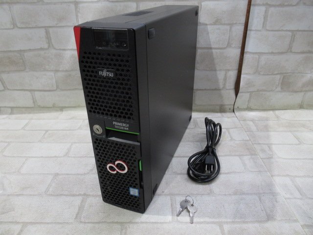 AI0525 Ω 新DCD 3491♪ 保証有 富士通【 PRIMERGY TX1320 M4 】【 OS無 / Xeon E-2224 3.4GHz / 2TB SATA 2.5インチ×2 / 8.00GB 】鍵付拍卖