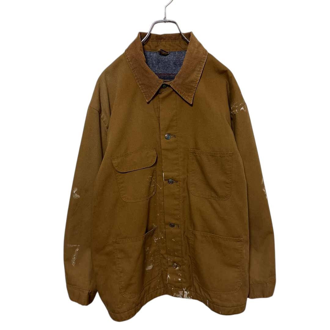 【BLUE BELL】70s コーデュロイ襟 ダックカバーオール S-2374拍卖