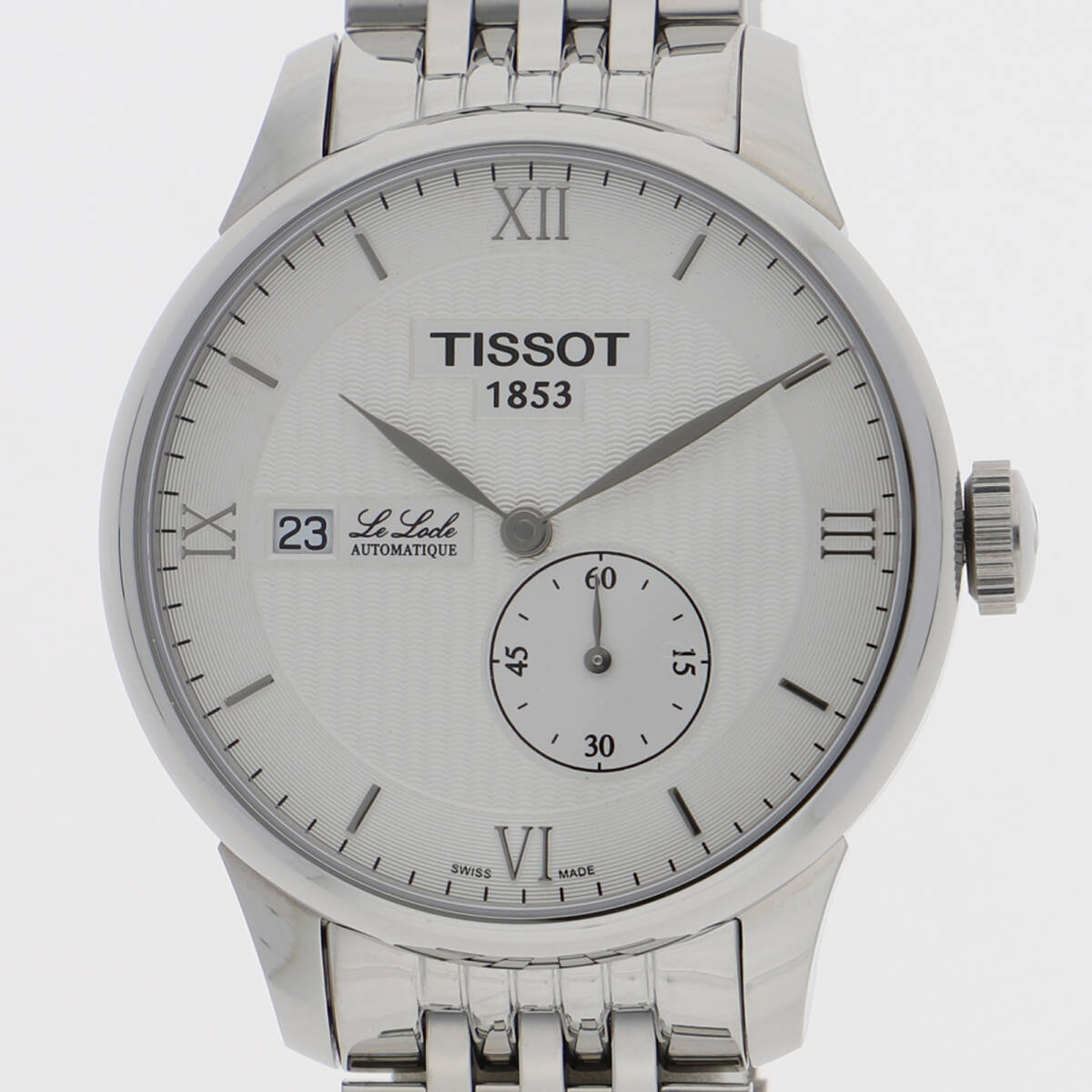 TISSOT ティソ T006.428.11.038.00 ル・ロックル ホワイトダイヤル SS 自動巻き メンズ【134593】拍卖