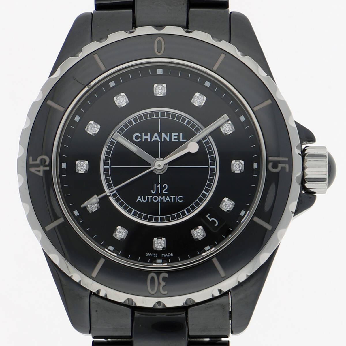 CHANEL シャネル H1626 J12 ブラックダイヤル CE 自動巻き メンズ【134737】拍卖