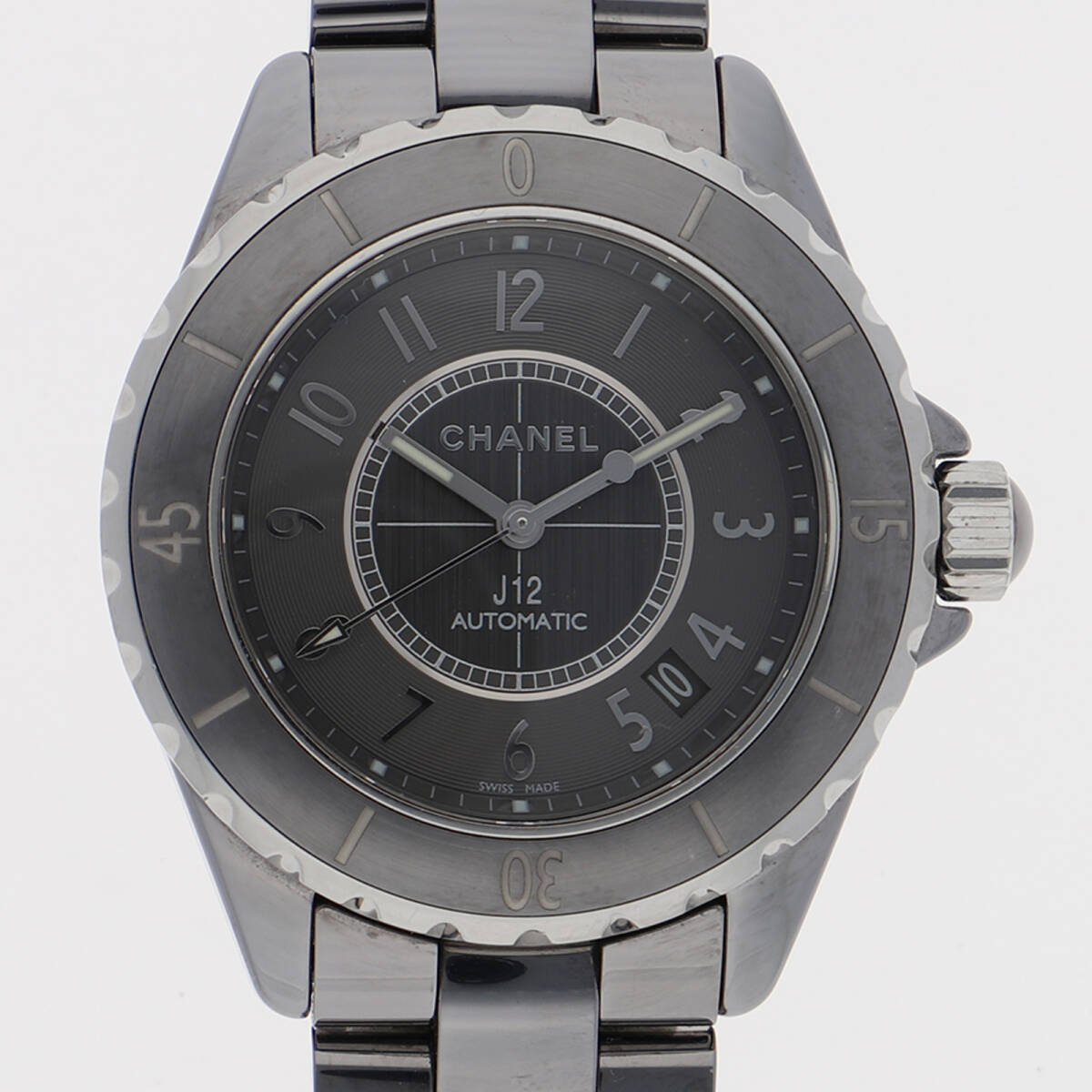 CHANEL シャネル H2979 J12 クロマティック グレーダイヤル SS/CE 自動巻き メンズ【134729】拍卖