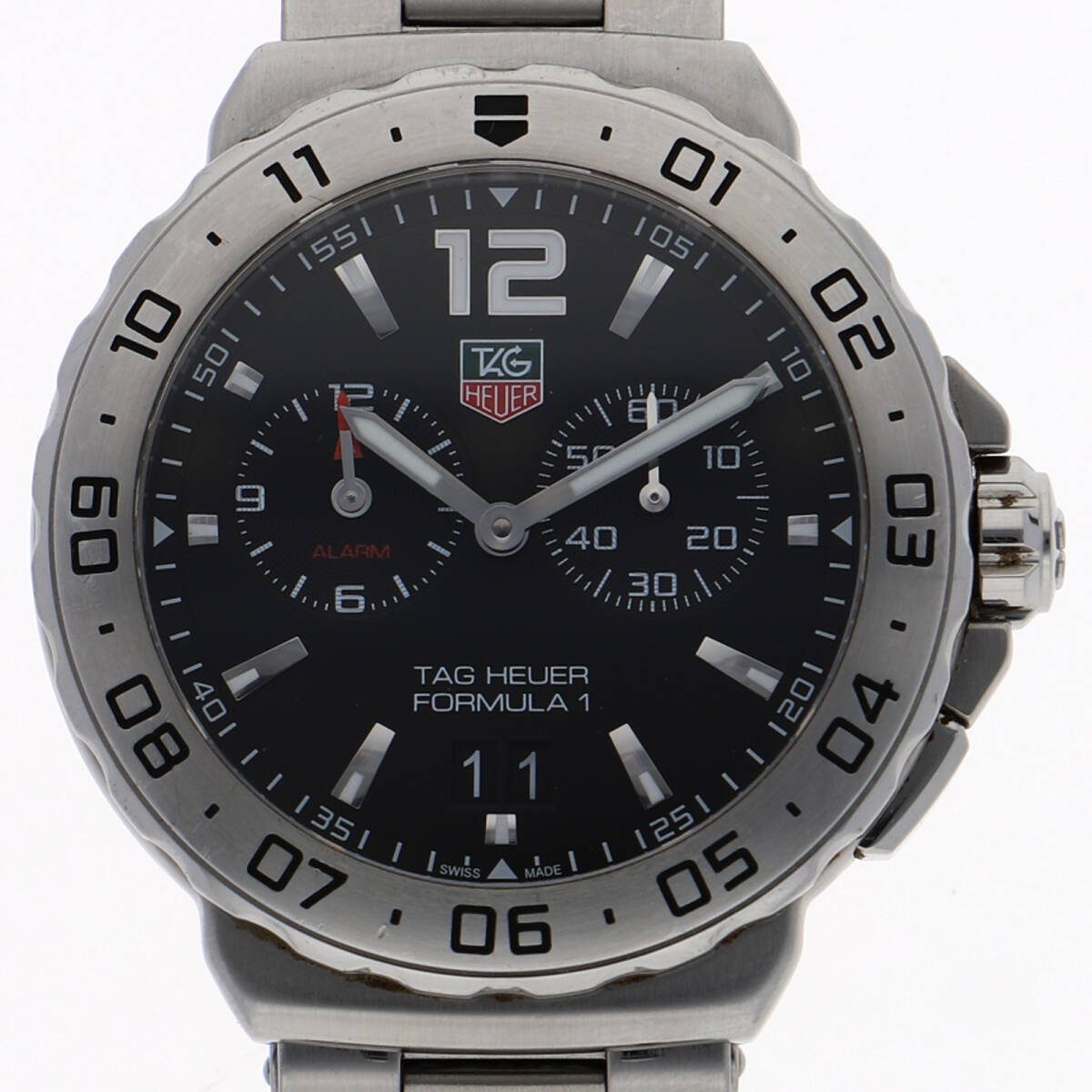 TAG HEUER タグホイヤー WAU111A フォーミュラー1 ブラックダイヤル SS クオーツ メンズ【134341】拍卖
