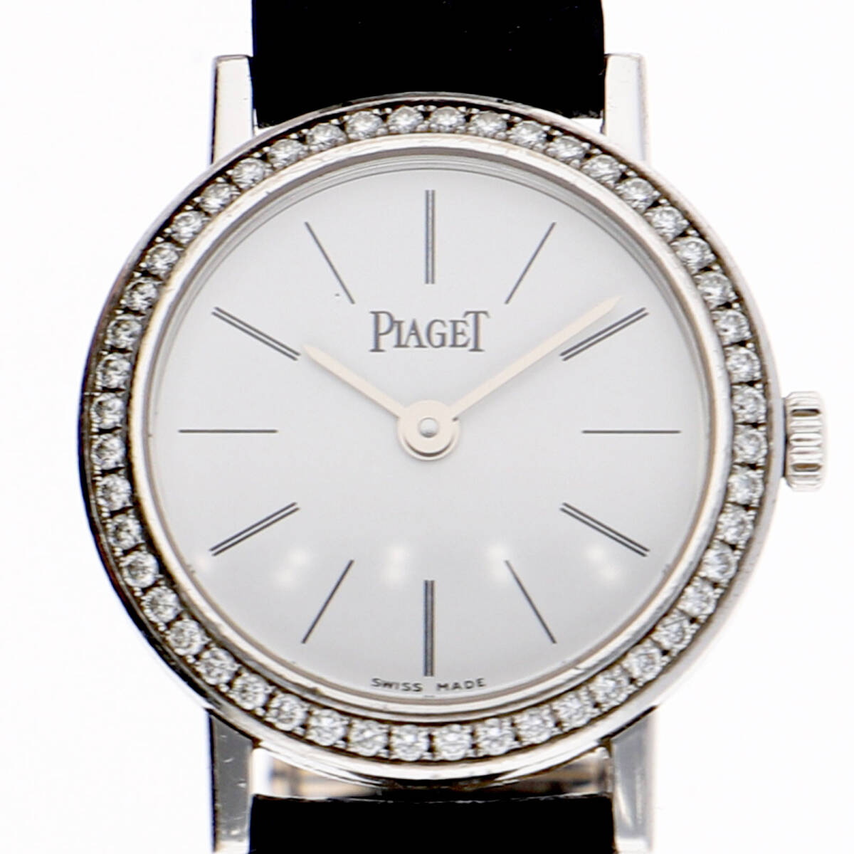 PIAGET ピアジェ P10246 アルティプラノ ホワイトダイヤル WG クオーツ レディース【133916】拍卖
