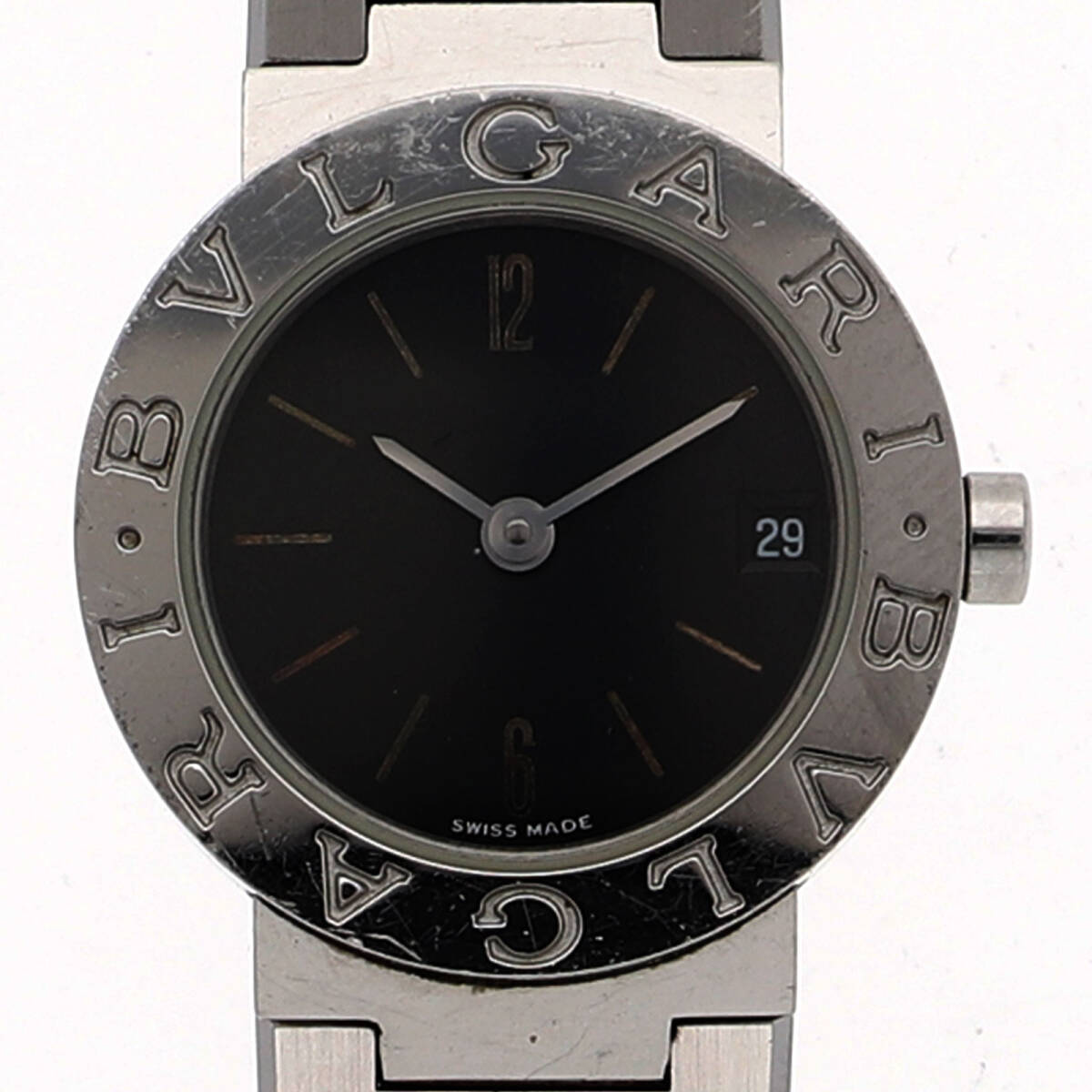 BVLGARI ブルガリ BB23SS ブルガリブルガリ ブラックダイヤル SS クオーツ レディース【129701】拍卖