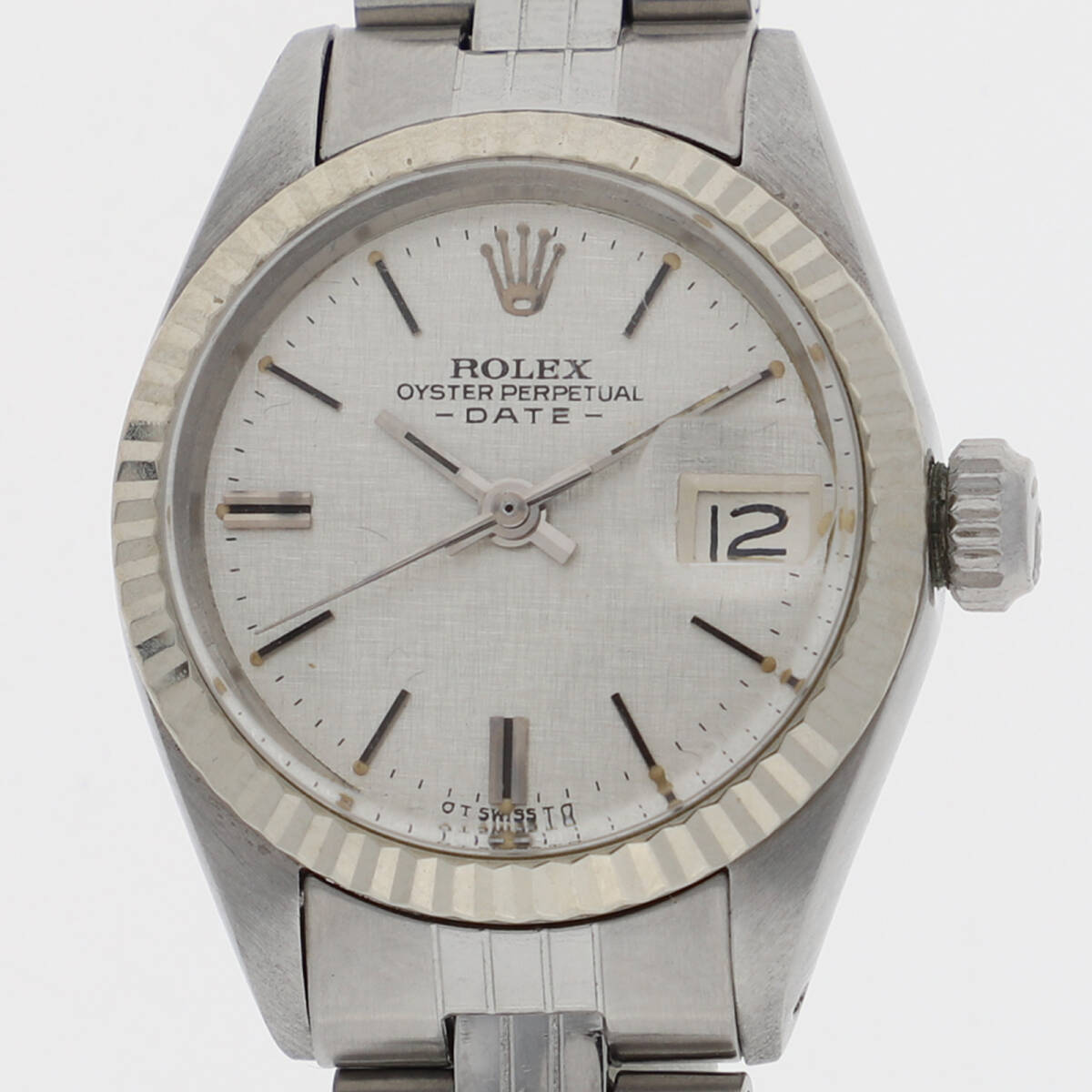 ROLEX ロレックス 6917 シルバー シルバーダイヤル WG/SS 自動巻き レディース【132104】拍卖