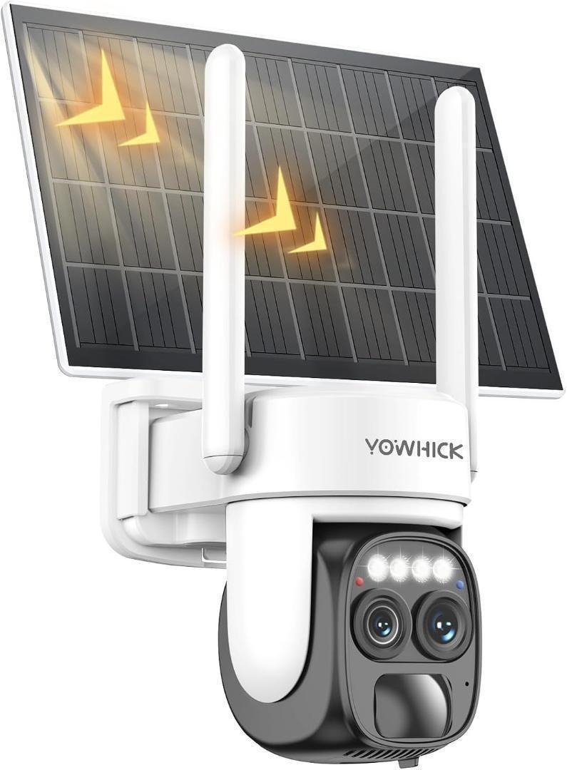 防犯カメラ ワイヤレス 屋外 ソーラー 自動追跡 15000mAh大容量拍卖