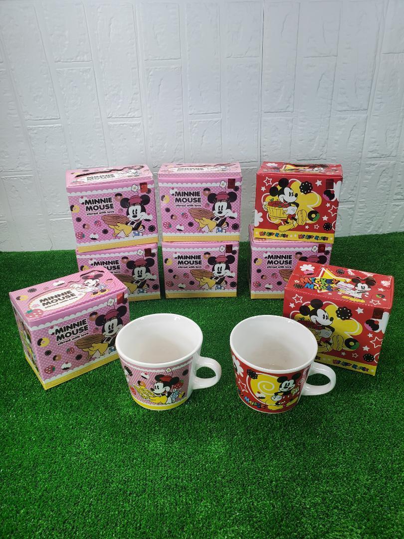 新品 8個セット Disney/ディズニー テーパーマグカップ ミッキー&ミニー拍卖