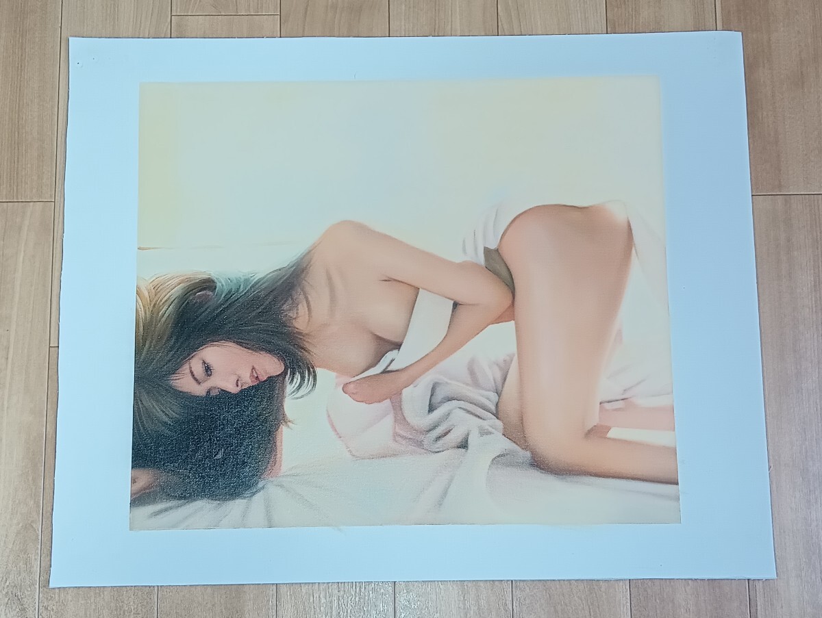 G7 作者不詳 サイン無し 人物画 美人画 油絵 油彩画 現代 9拍卖