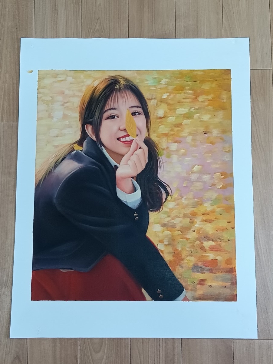 G7 作者不詳 サイン無し 人物画 美人画 油絵 油彩画 現代 5拍卖