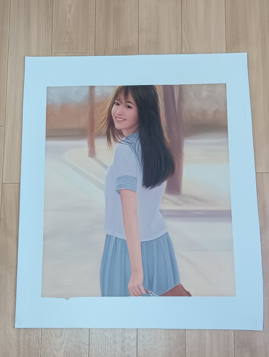 G7 作者不詳 サイン無し 人物画 美人画 油絵 油彩画 現代 4拍卖