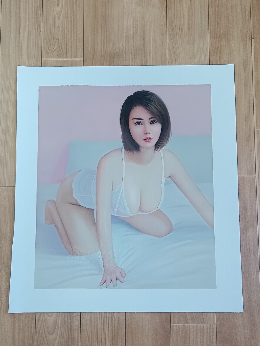 G7 作者不詳 サイン無し 人物画 美人画 油絵 油彩画 現代 22拍卖