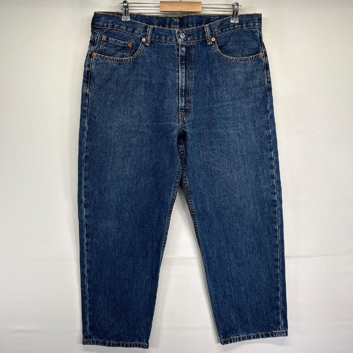 古着 リーバイス Levi's デニムパンツ 550 テーパード ジーンズ ジーパン 長ズボン 大きいサイズ 5ポケット w40 L29 ブルー メンズ拍卖