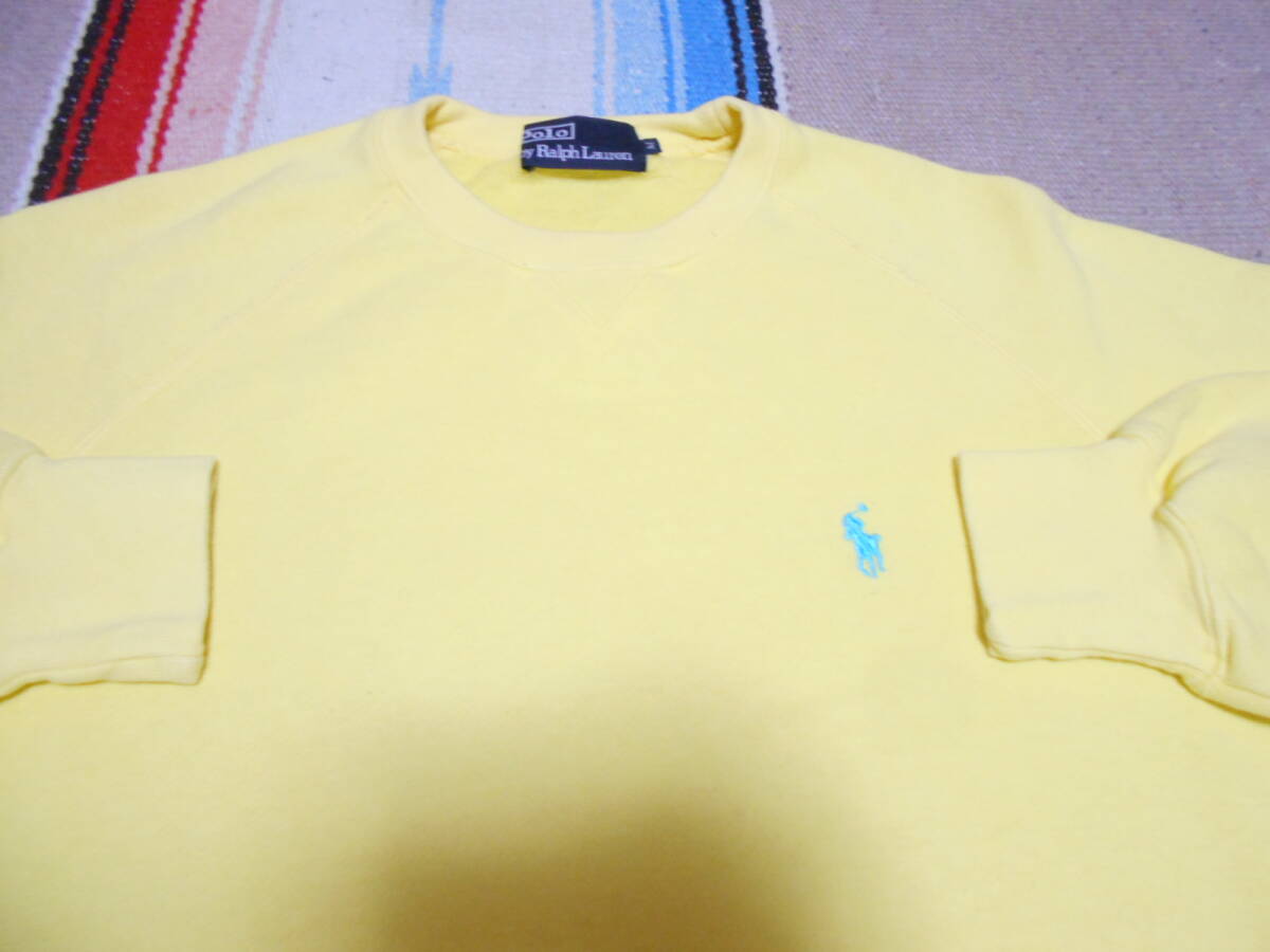 1970S POLO Ralph Lauren VINTAGEラルフローレン ビンテージ 前V ラグラン スウェット フットボール テニス スケートボード サーフィン拍卖