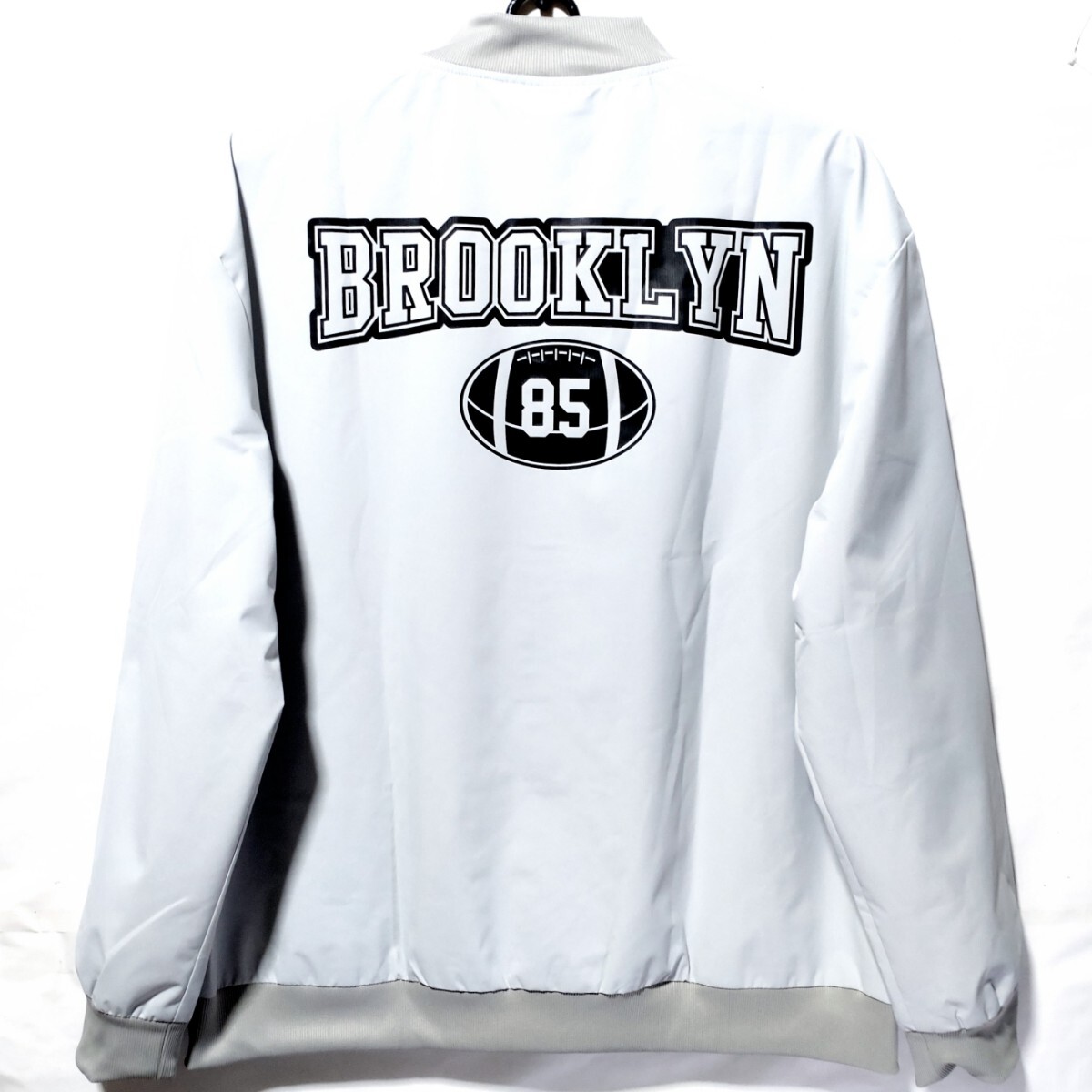 特価/未使用【サイズ=XL(LL)】NEW YORK/BROOKLYN/ニューヨーク/ブルックリン/メンズ/裏地付き/ナイロン/ジャケット/胸囲=104~112cm/L.gray拍卖