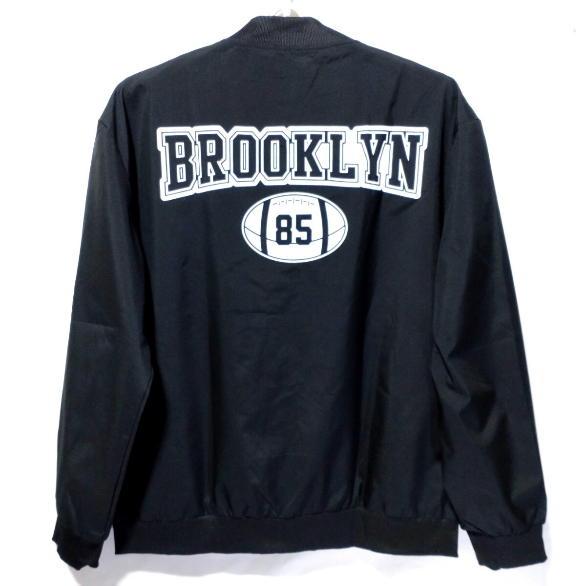 特価/未使用【サイズ=XL(LL)】NEW YORK/BROOKLYN/ニューヨーク/ブルックリン/メンズ/裏地付き/ナイロン/ジャケット/胸囲=104~112cm/black拍卖