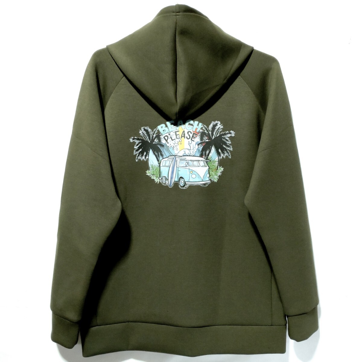 特価/未使用【サイズ=LL(XL)】ノーブランド/ボンディング生地/メンズ/フルジップ/スウェット/パーカ/胸囲=104~112cm/khaki拍卖