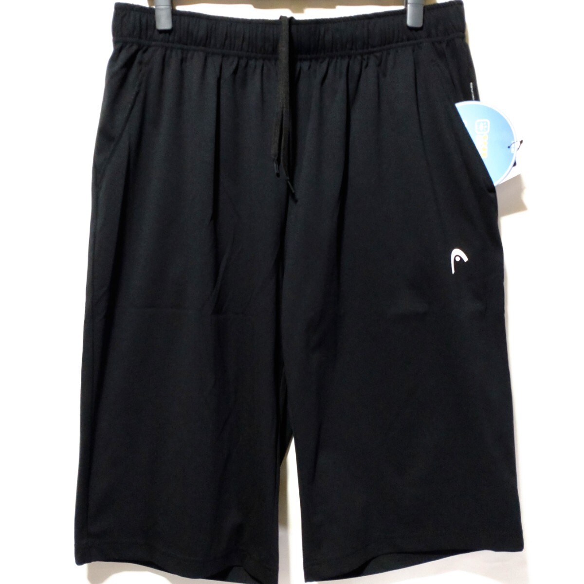 特価/未使用【サイズ=5L(4XL)】HEAD/ヘッド/メンズ/吸水速乾/抗菌防臭/ジャージ/ハーフ/パンツ/胴囲=104~114cm/black拍卖