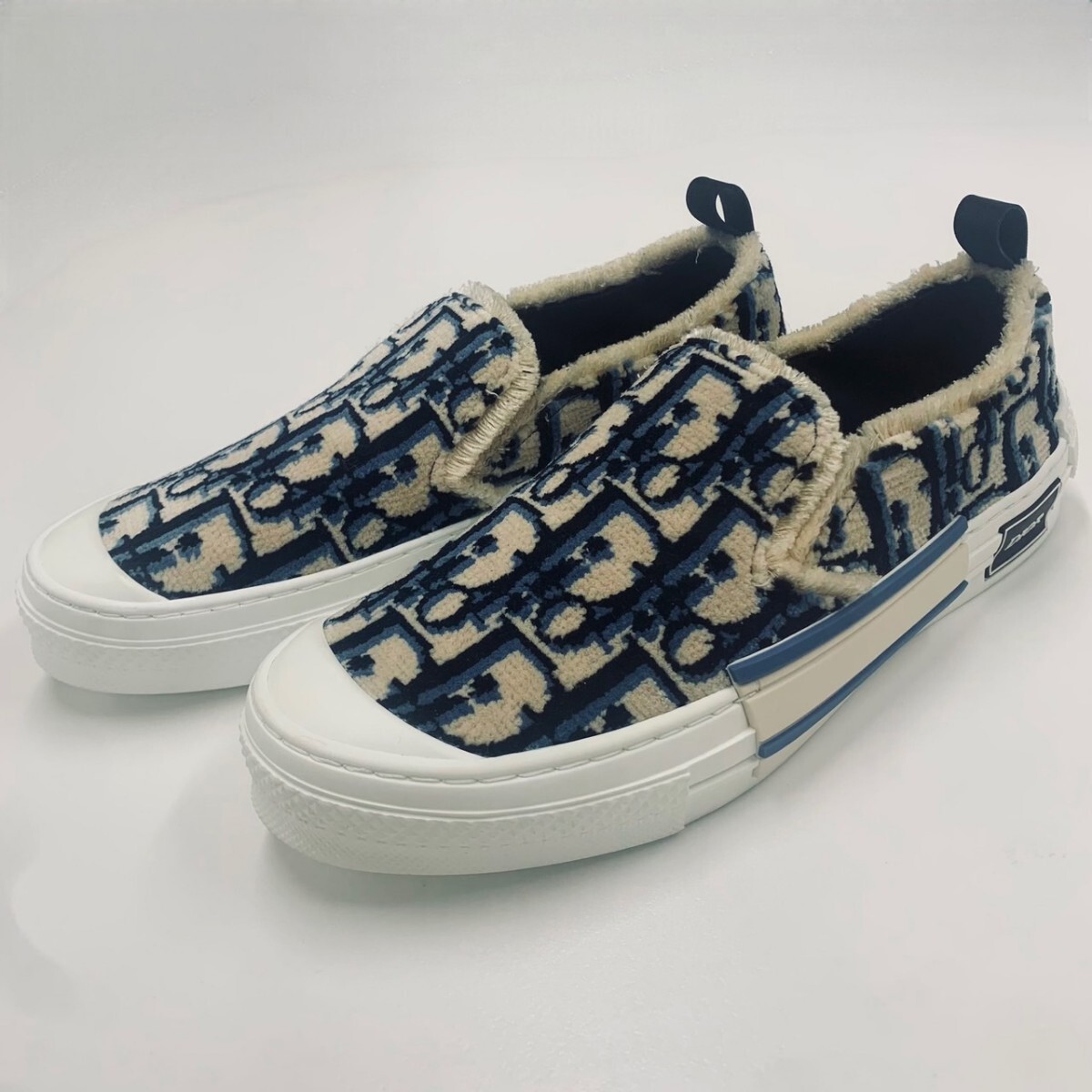 ◆極美品◆Dior ディオール スリッポン【42】アイボリー オブリーク スニーカー 正規品 51拍卖