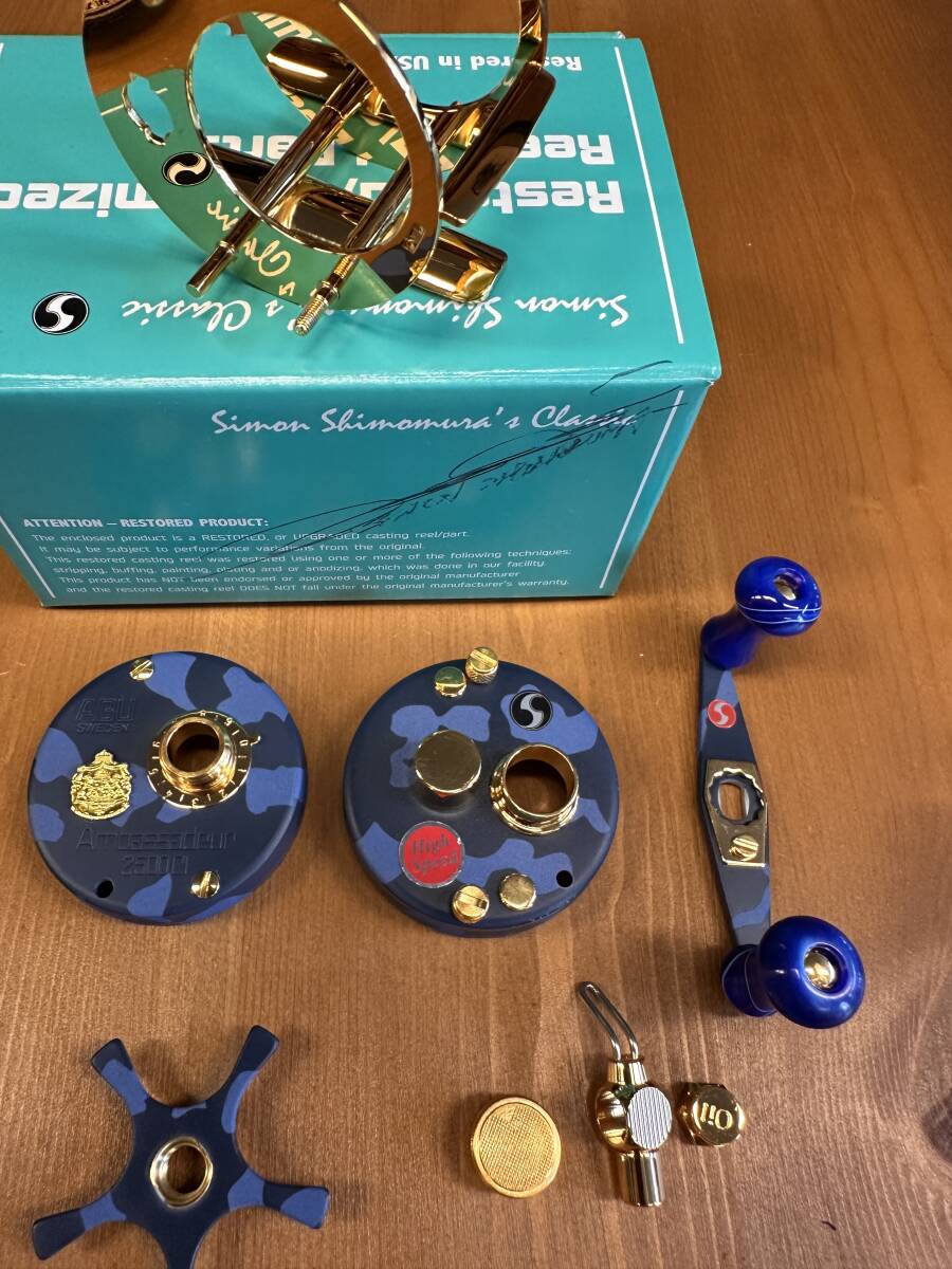 ★ABU アンバサダー 2500CDL セラコートカモ サイモン下村レストアキット【新品未使用】 2500c 2501cdl 2501c拍卖