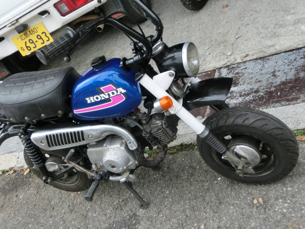 モンキー 4L レストア済み キック始動!広島発 CB、カブ拍卖