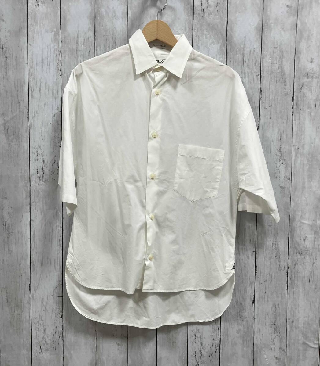 MADISONBLUE/半袖シャツ・ブラウス/J.BRADLEY SHIRT / MB171-5718/WHITE/ UNISEX マディソンブルー拍卖