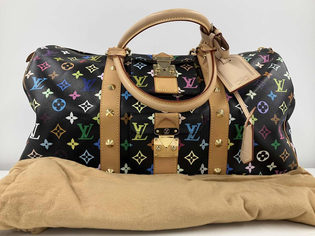 LOUIS VUITTON ルイ・ヴィトン M92640 マルチカラー キーポル45 ボストンバッグ拍卖