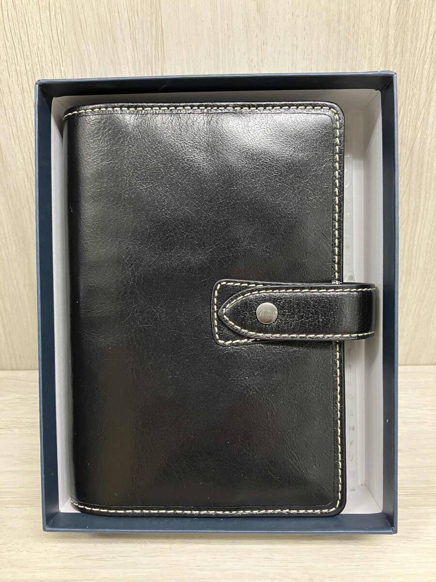 fILOFAX ファイロファックス システム手帳 ビジネス バイブルサイズ マルデン 025806 レザー ブラック 店舗受取可拍卖