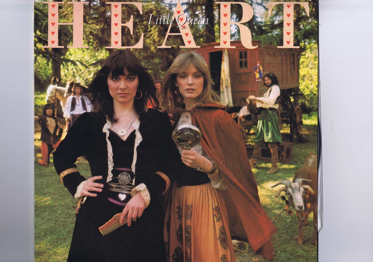 盤質良好 国内盤 LP Heart / Little Queen / ハート リトル・クィーン インサート付き 25AP 585拍卖