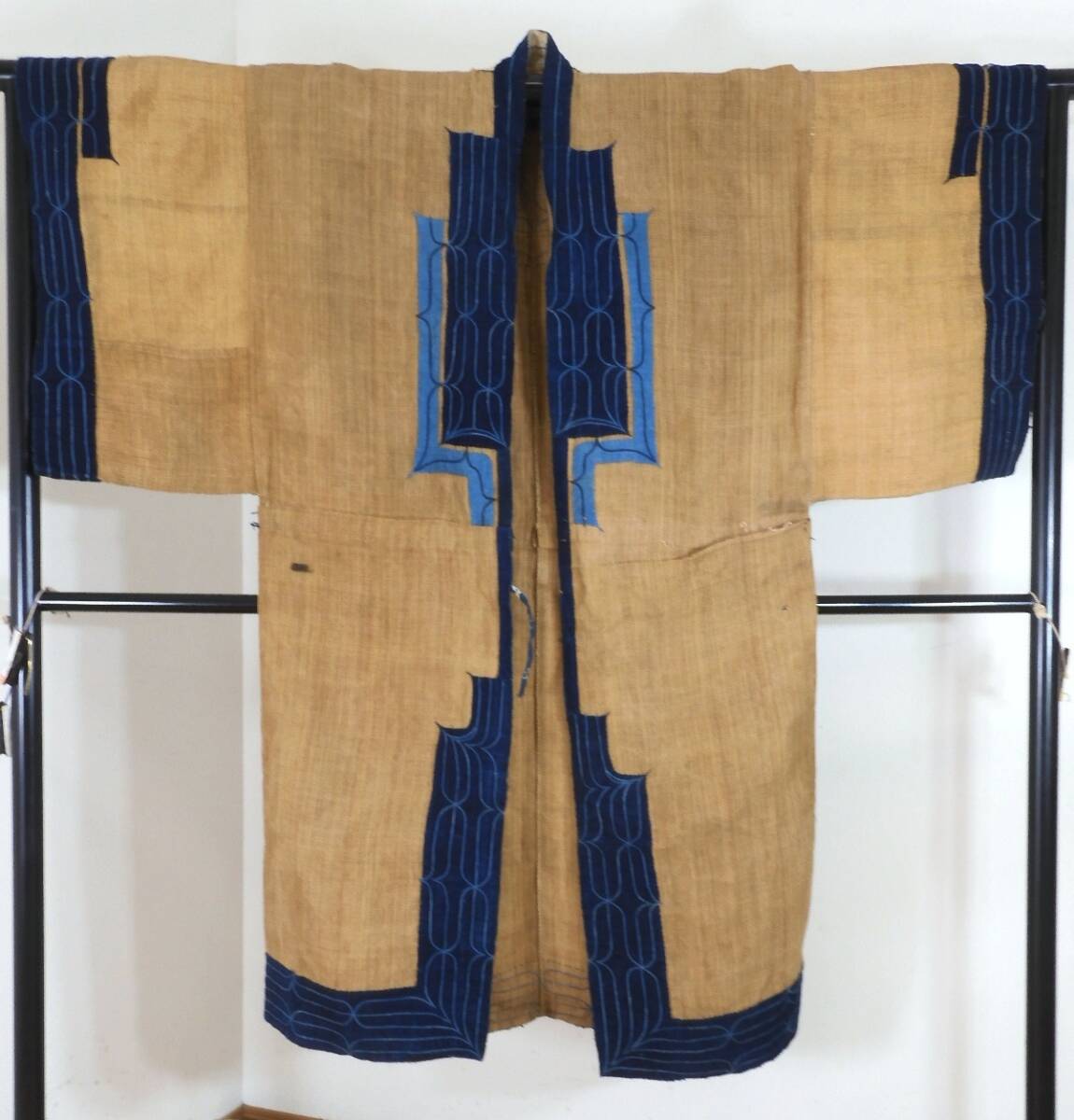 <銀の斧>古いアイヌ衣裳・厚可・希少・アッツシ・送料無料拍卖