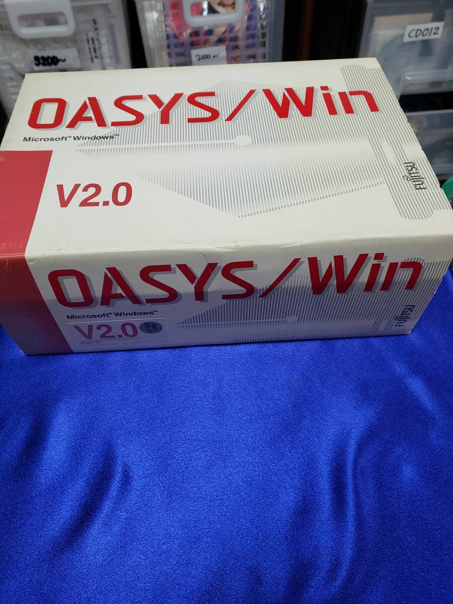PCソフト ワープロ Windows版 FUJITSU OASYS/Win V2.0 動作未確認につきジャンク オアシス OASYS PC-9801 FMR PC386 986時代のパッケージ拍卖