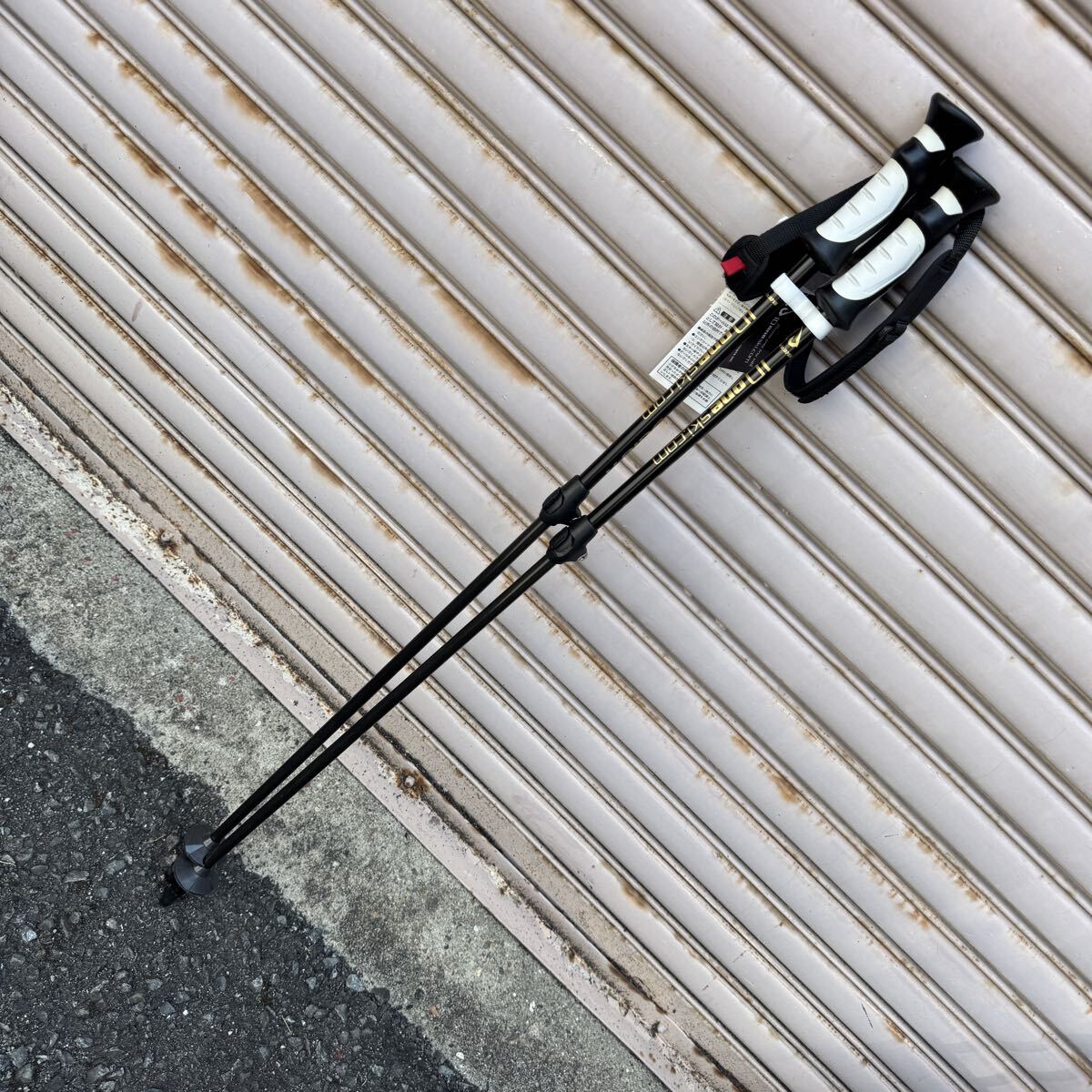 伸縮ストック IDone XR-12A 95-120cm ブラック/ゴールド ポール 調整式拍卖