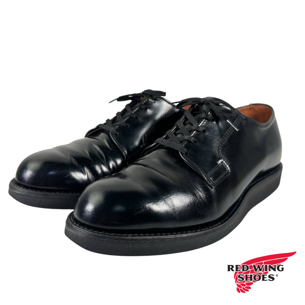 ★レア★プリント羽タグ★101★6.5D★ポストマン★オックスフォード★レッドウィング★RED WING★ブラック 黒★    ★9183 9193 9196★拍卖