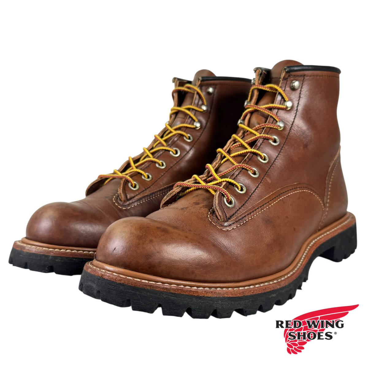 ★廃盤 レア★大きめ★10.5D★2936★09年★ラインマン★レッドウィング★RED WING★茶 ブラウン★   ★LTT 2934 2935 2933 2937 8815★拍卖