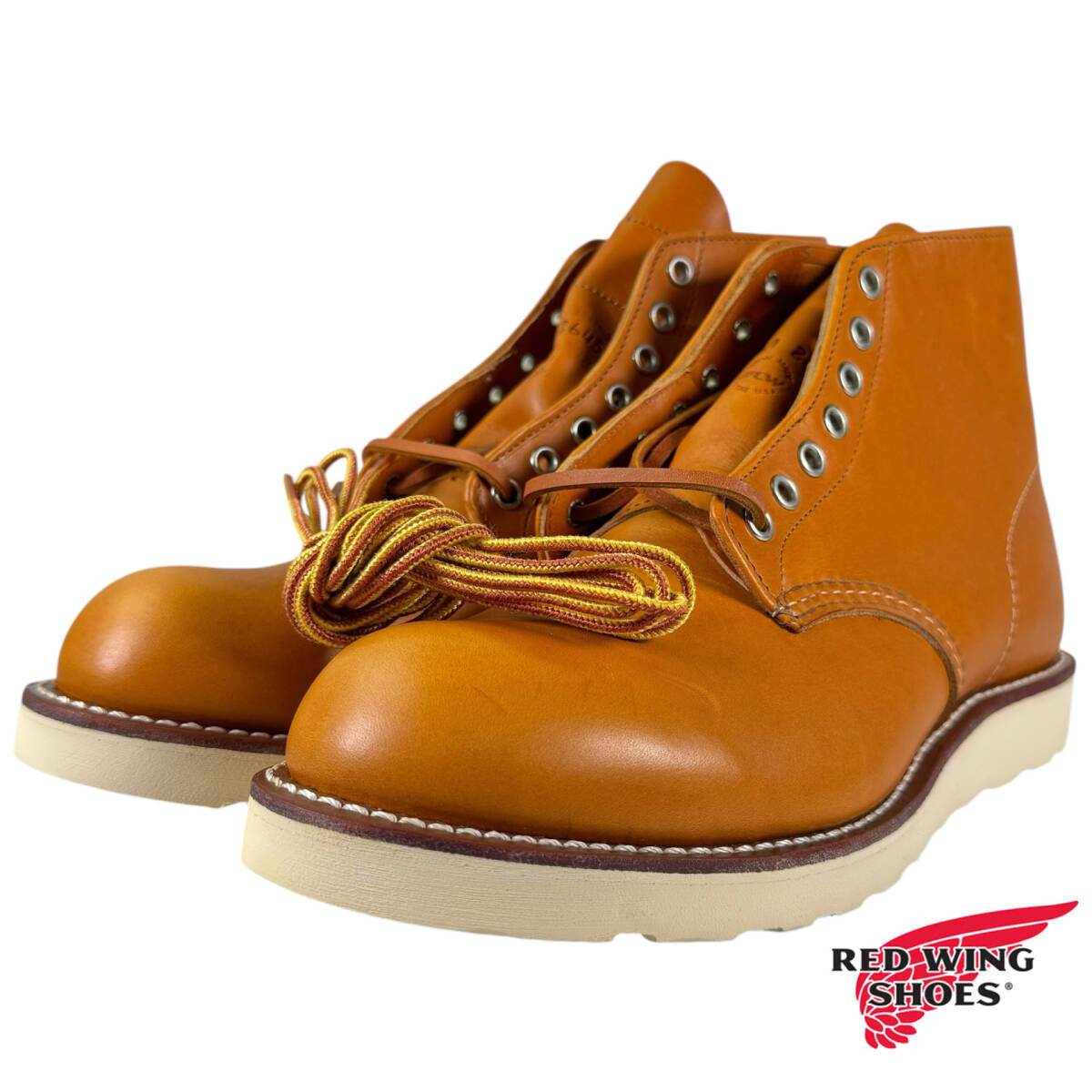 ★未使用★廃盤 レア★復刻刺繍犬タグ★9871★8.5D★18年★レッドウィング★★ゴールドラセット★ ★セコイア 8166 9875 9853 9877 新品★拍卖