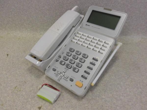 【中古】GX-(24)CCLBTEL-(2)(W) NTT αGX 24ボタンカールコードレスバス用標準電話機【ビジネスホン 業務用 電話機 本体】拍卖