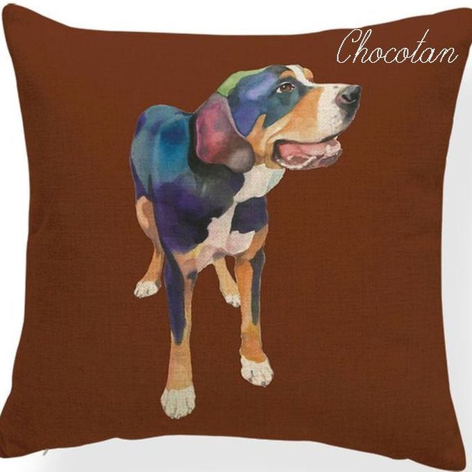 【送料無料】ラブラドール ② カラフル クッションカバー【新品】拍卖