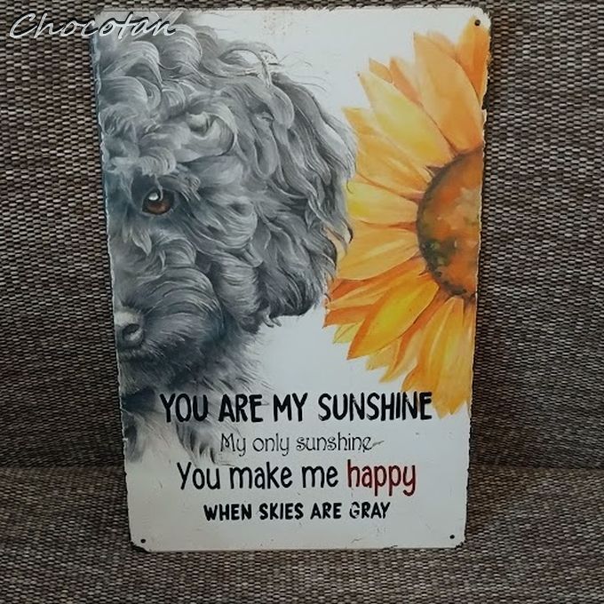 【送料無料】プードル ⑰ メタルサインプレート メタル看板【新品】拍卖