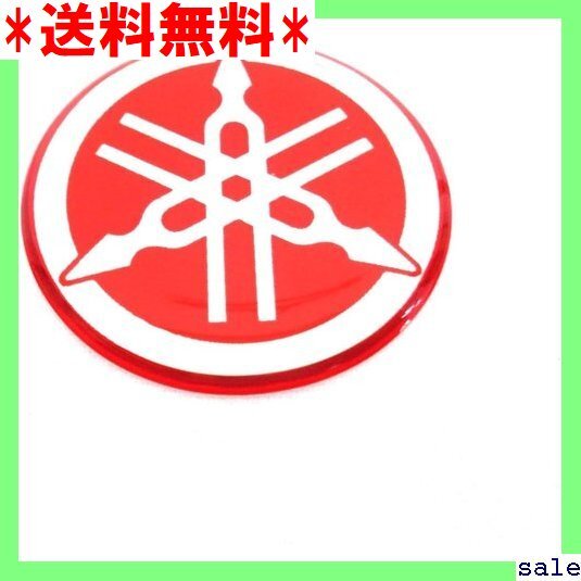 ☆人気商品 YAMAHA ヤマハ 音叉 エンブレム ステッカー 赤 純正品 30mm 89拍卖