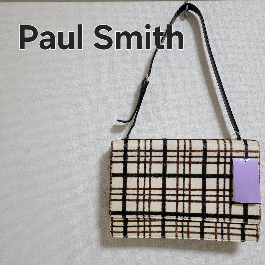 Paul Smith ポールスミス ワンショルダーバッグ 本革 ポニースキン拍卖