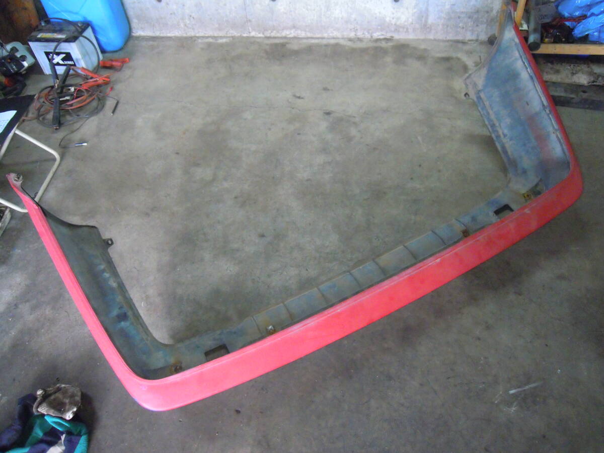 【北海道 引取限定】 トヨタ トレノ 85 AE85 前期 3ドア 純正 リヤ バンパー リアバンパー 中古 ジャンク 検) カローラ レビン 86 AE86 等拍卖