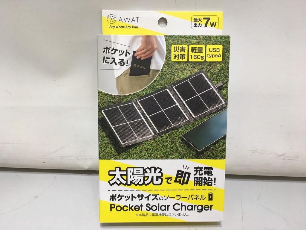 【未使用】 アルファックス アルファックス AWAT ポケットソーラーチャージャー AP-7 12602拍卖